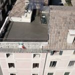 Impermeabilizzazione di un terrazzo storico a Pieve di Soligo (TV) con il sistema liquido traspirante Betonguaina di Nord Resine